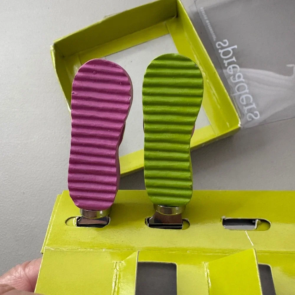 Boston Warehouse Flip Flops Spreader Set of‎ 2 Stainless Steel Tropical 52910